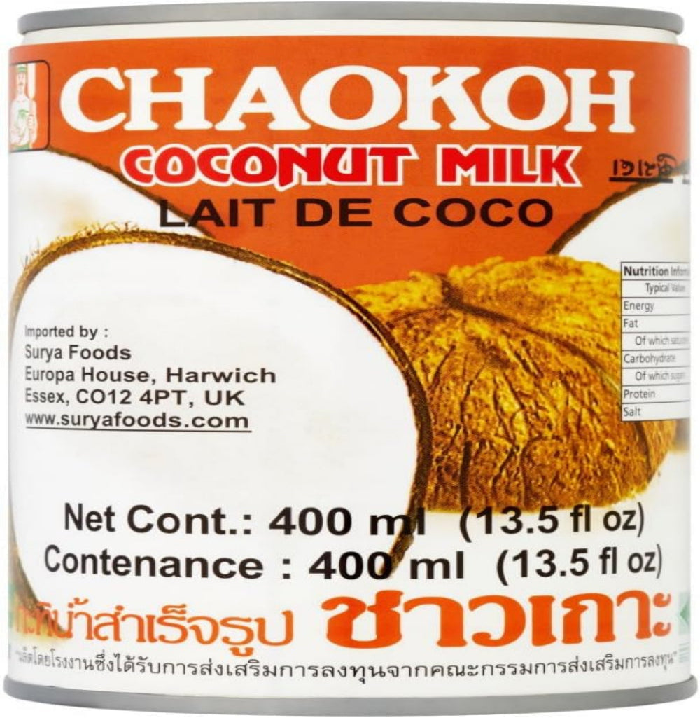 Chaokoh Coconut Milk - 400ml (Pack 12)