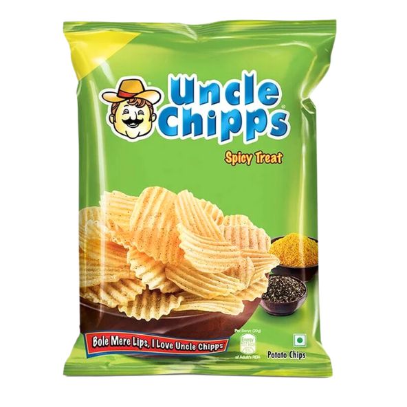 Uncle Chipps Spicy Treat 50g (Pack of 2)