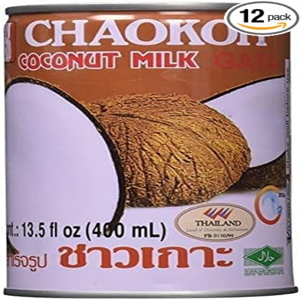 Chaokoh Coconut Milk - 400ml (Pack 12)