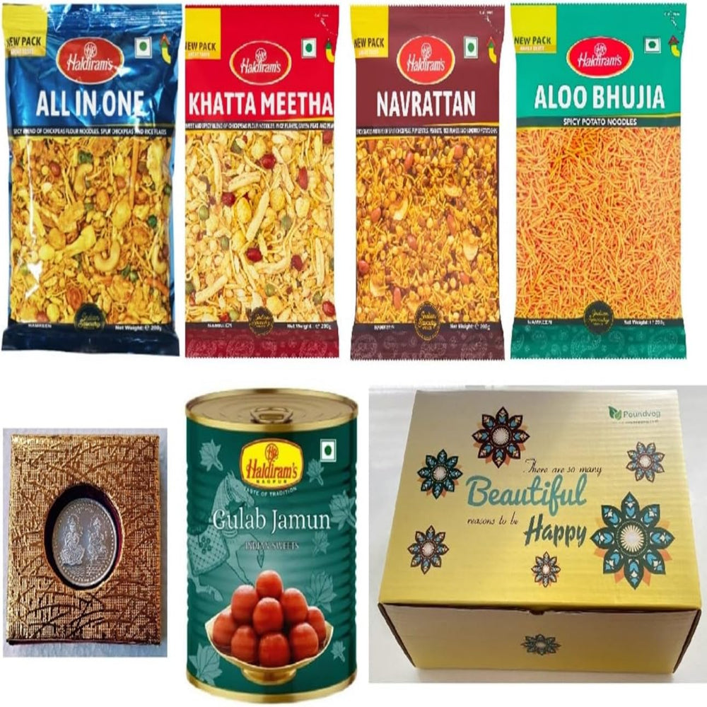 Haldirams Gift Box, assorted Savoury, Gift Pack Festive for Family and Friends