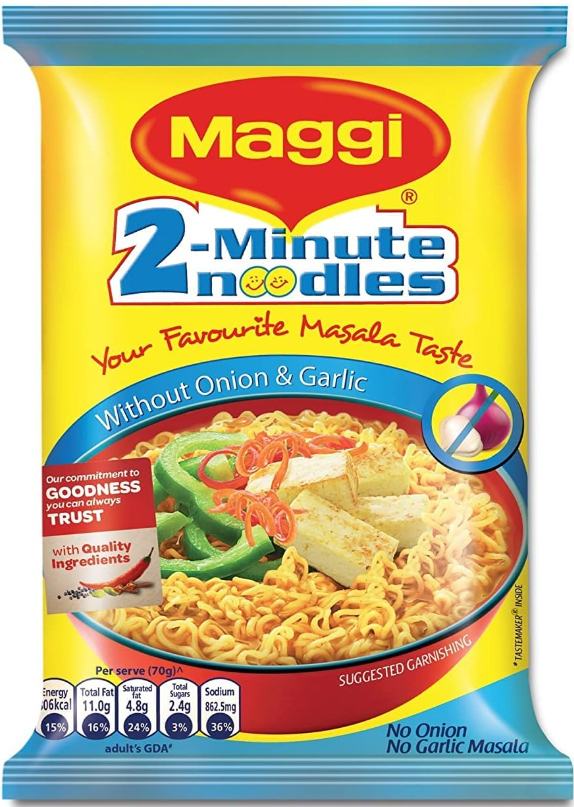 Maggi No Onion No Garlic Noodles 4 single pack