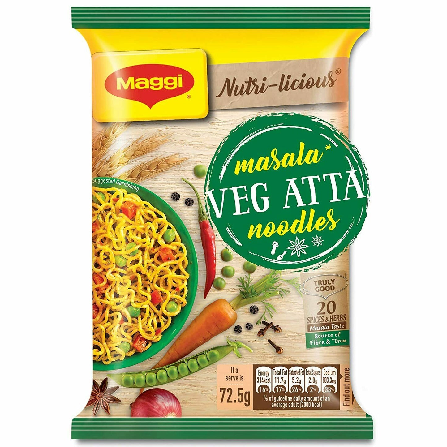 Maggi Atta Noodles 4 single pack