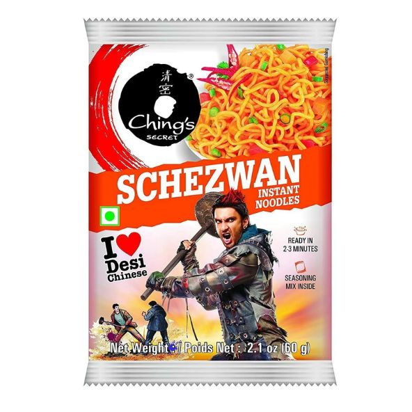 Chings Schezwan Noodles 4 Single Pack