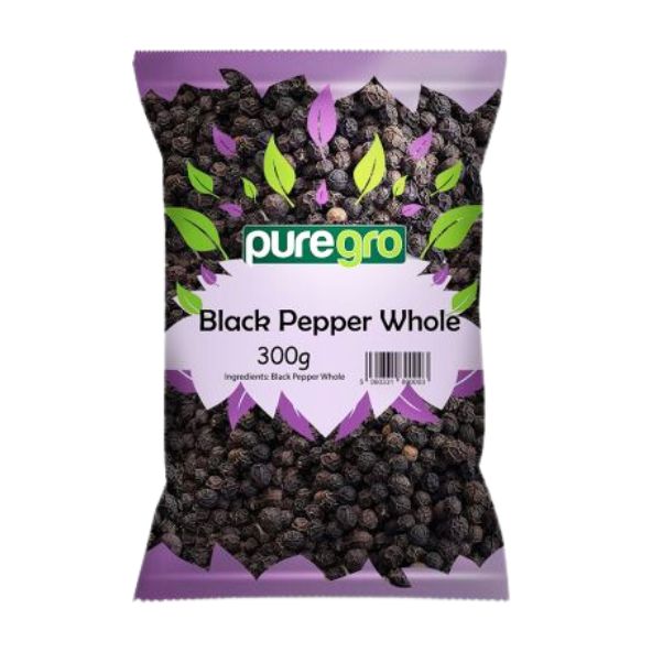 Puregro Black Pepper Whole 300g