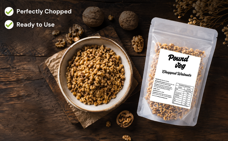 Broken Walnuts Halves & Pieces – 1 KG