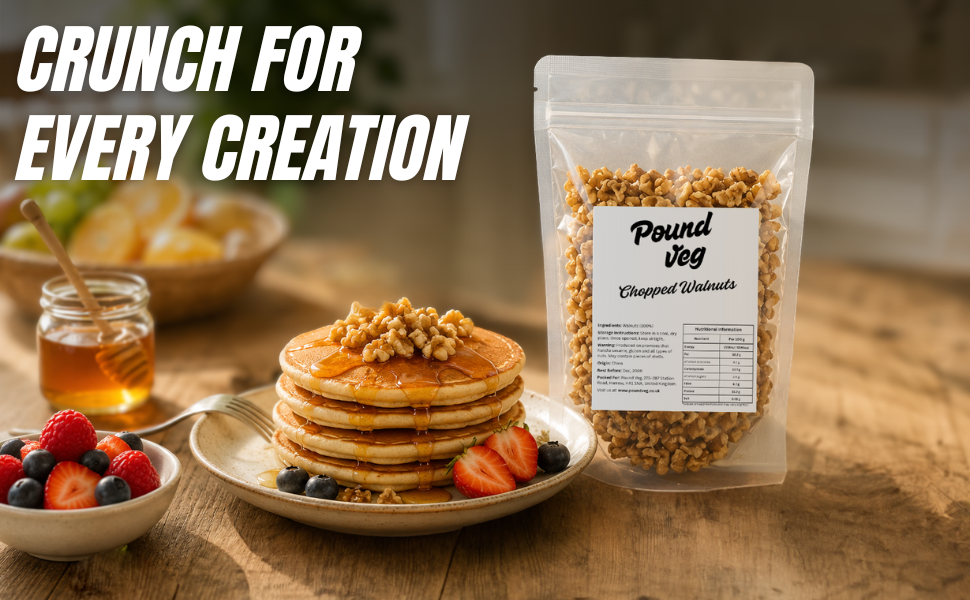 Broken Walnuts Halves & Pieces – 1 KG