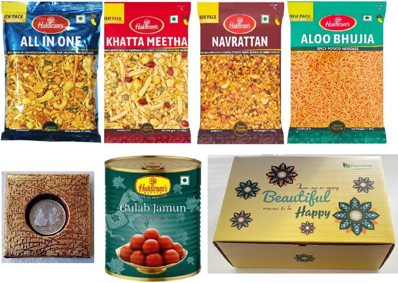 Haldirams Gift Box, assorted Savoury, Gift Pack Festive for Family and Friends