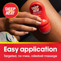 Deep Heat Muscle Massage Roll-On Lotion 50ml pack of 3