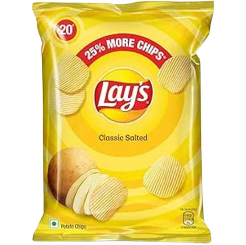 Lays salted Crisps 52 g (Pack of 30)