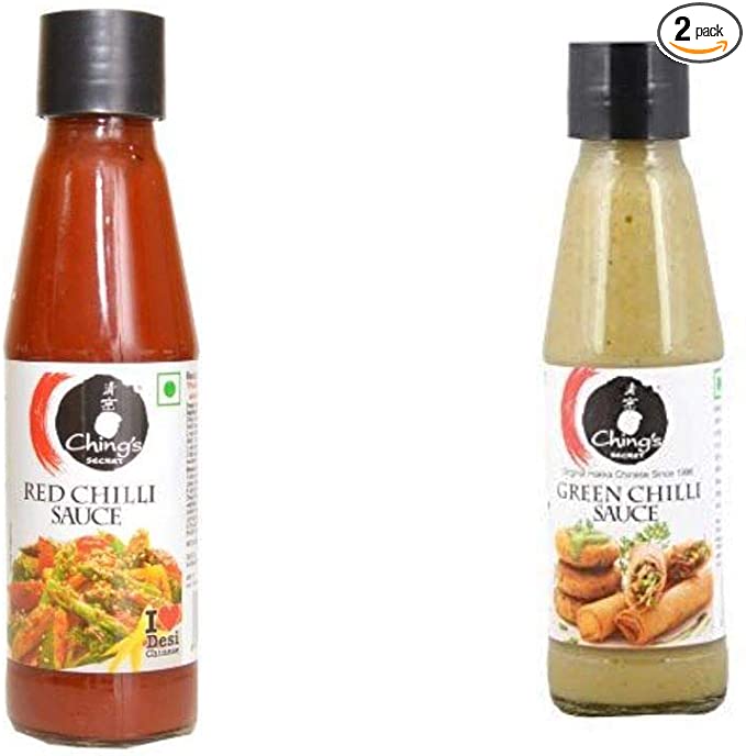 Chings Lovers Selections: Red Chilli Sauce + Green Chilli Sauce