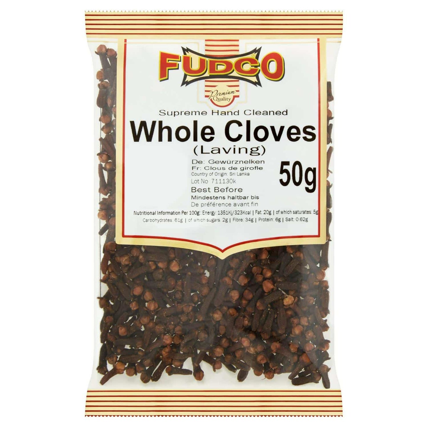 Fudco Whole Cloves 50 g